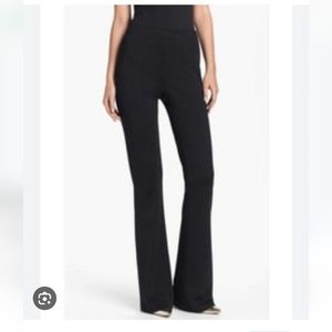 NWT St.John Milano knit Kasia bootleg Caviar pant 14